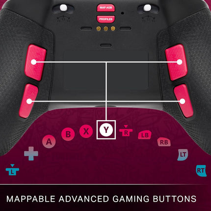 PowerA Wireless Gaming Controller for Xbox Series X/S, Xbox One, PC, Windows 10/11, Hall Effect Thumbsticks & Triggers, Low Latency Wireless, Fortnite SE - openbox