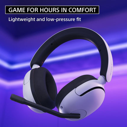 Sony INZONE H5 Over Ear Wireless Gaming Headset,360 Spatial Sound,Works with PC,PS5,28 Hour Battery,2.4Ghz Wireless and 3.5mm Audio Jack,Bidirectional Boom Microphone,40mm Drivers,WH-G500 / White - OPENBOX