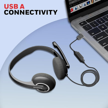 Honeywell New Suono P40 Wired On-Ear Headphones with Rotating Mic for HD Calling, Dual 40mm Drivers, Adjustable Headband for PC/Laptop/Computers, in-Built Noise canceling, Stereo Sound, Deep Bass - OPENBOX