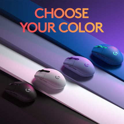 Logitech G304 Lightspeed Wireless Gaming Mouse, Hero Sensor, 12,000 DPI, Lightweight, 6 Programmable Buttons, 250h Battery Life, On-Board Memory, Compatible with PC/Mac - Openbox