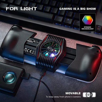 GameSir X3 Type-C Mobile Game Controller for Android Phone(110-179mm) with Cooler Fan - Cloud Gaming: Support Xbox Game Pass, Stadia, GeForce Now, Steam, PlayStation - Plug and Play Gamepad - Openbox