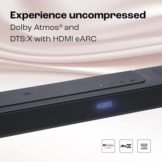 JBL Bar 1000 Pro, 11.1 (7.1.4) Channel Truly Wireless Soundbar with True Dolby Atmos