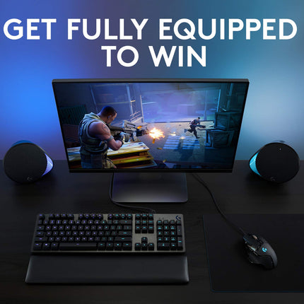 Logitech G502 Hero High Performance Wired USB Gaming Mouse, Hero 25K Sensor, 25,600 DPI, RGB, Adjustable Weights, 11 Programmable Buttons, On-Board Memory, PC/Mac - Black - Openbox