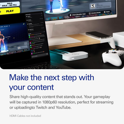 Elgato Game Capture Neo — 4K60 HDR Passthrough, 1080p60 Capture - Openbox