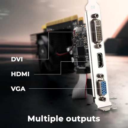ZEBRONICS GT740-4GD3 Graphics Card,pci_e_x16 Powered by NVIDIA,4GB GDDR3,128-Bit,Pcie3.0,Upto 2560 X 1440 @60Hz,Multiple Outputs-HDMI | DVI | VGA,Physx Support,Heatsink with Fan,High Efficiency - Openbox