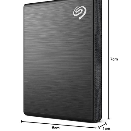 Seagate One Touch 2 TB External SSD up to 1030 Mb/s, for Windows and Mac, with Android App, 3 yr Data Recovery Services, Portable Solid State Drive Black