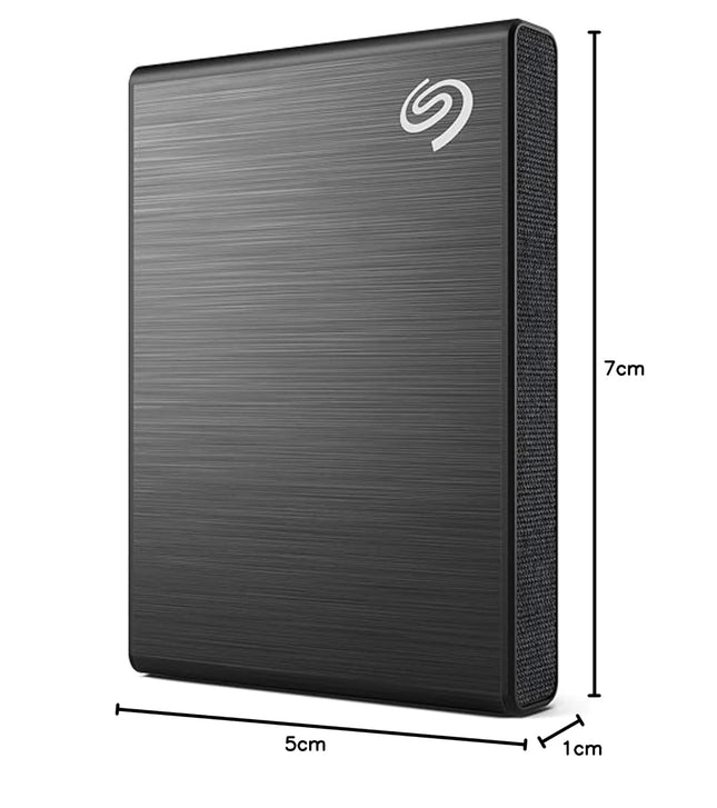 Seagate One Touch 2 TB External SSD up to 1030 Mb/s, for Windows and Mac, with Android App, 3 yr Data Recovery Services, Portable Solid State Drive Black