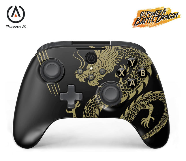 PowerA Battle Dragon™ Advanced Wireless Controller for PC & Cloud Gaming: Magnetic Hall Effect, Asymmetric Rumble Motors, 30h Playtime (Not for iOS)  - Openbox
