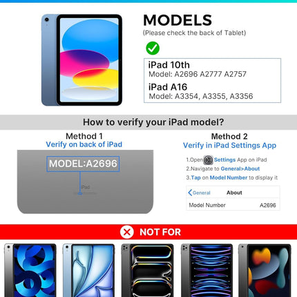 Typecase Edge Magic Style Keyboard Case for iPad 11th (A16, 2025) & iPad 10th Gen - Openbox