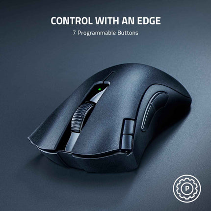 Razer Bluetooth DeathAdder V2 X Hyper Speed: Award-Winning Ergonomic Design with 14000 DPI - Ultra-Fast Hyper Speed Wireless Ergonomic Gaming Mouse - 235hr Battery Life - Openbox