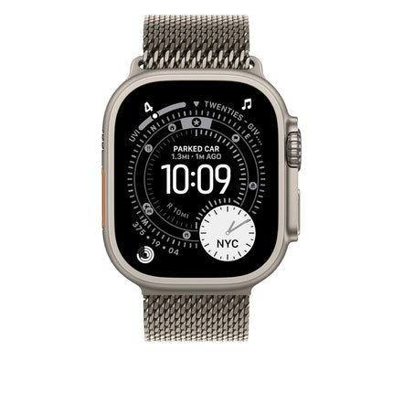Apple Watch Band - Titanium Milanese Loop - 49mm - Natural - Small - Openbox