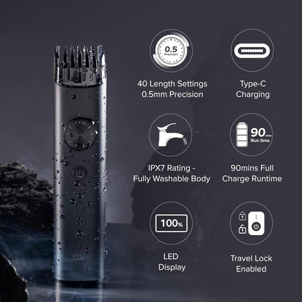 MI Corded + Cordless Beard Trimmer 2 With Type-C Fast Charging - Openbox