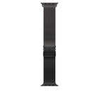 Apple Watch Band - Titanium Milanese Loop - 49mm - Black - Medium - Openbox