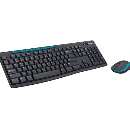 Logitech MK275 Wireless Keyboard and Mouse Combo for Windows, 2.4 GHz Wireless, Compact Wireless Mouse, 8 Multimedia & Shortcut Keys, 2-Year Battery Life, PC/Laptop - NEW SEALED PACK