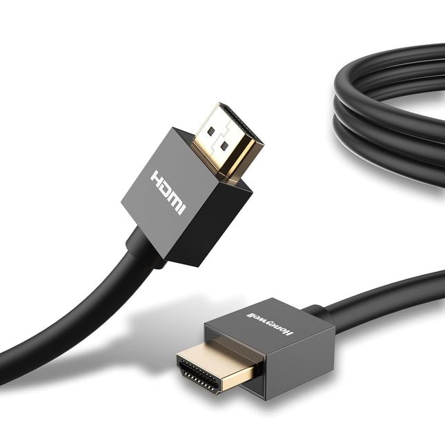 Honeywell HDMI Cable v2.0 with Ethernet, 3D/4K@60Hz Ultra HD Resolution, 2 Mtr, 18 GBPS Transmission Speed, High-Speed, Compatible with all HDMI Devices Laptop Desktop TV Set-top Box Gaming Console - OpenBox