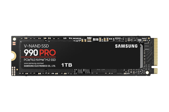 Samsung 990 PRO SSD 1TB PCIe 4.0 M.2 Internal SSD, Seq. Read Speeds Up to 7,450 MB/s for High End Computing, Gaming, Video Editing and Heavy Duty Workstations - NEW