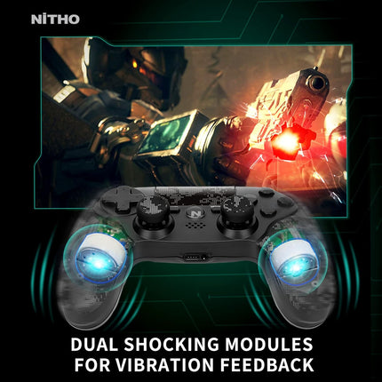Nitho ADONIS Wireless Controller for PS4, PC, iOS & Android - Openbox