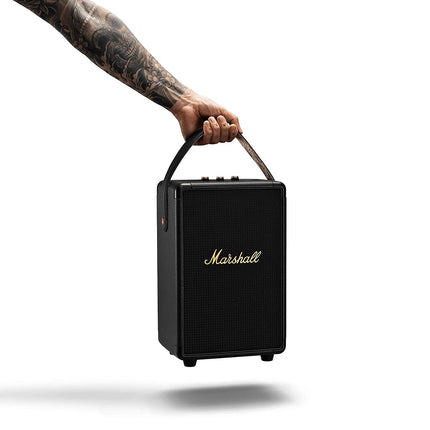Marshall Tufton 80 Watt Wireless Bluetooth Portable Speaker (Black & Brass) - New Sealed