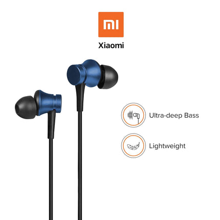 Xiaomi Mi Wired in-Ear Earphones with Mic, Ultra Deep Bass & Metal Sound Chamber - Assorted Colors- Openbox