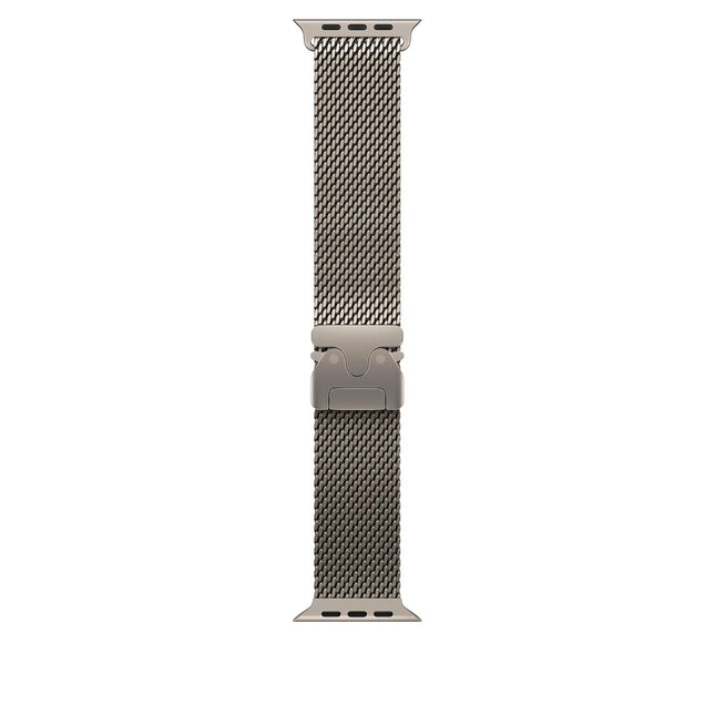 Apple Watch Band - Titanium Milanese Loop - 49mm - Natural - Small - Openbox