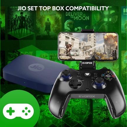 EvoFox Go Bluetooth Gamepad for iPhones, iPads & Android - openbox