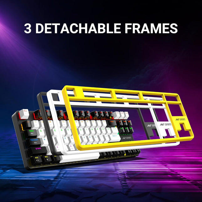 Ant Esports MK4500 Pro TKL, with 80% Mechanical Gaming Keyboard - openbox