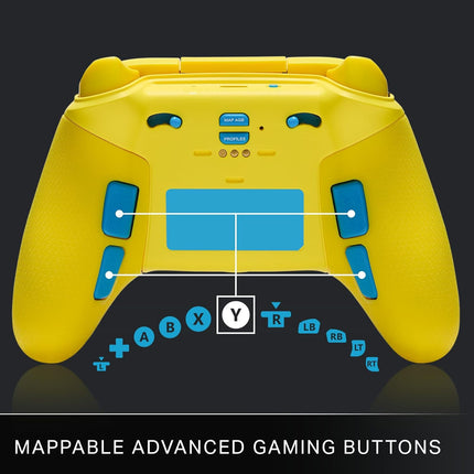 PowerA Wireless Gaming Controller for Xbox Series X/S, Xbox One, PC, Windows 10/11, Hall Effect Thumbsticks & Triggers, Low Latency Wireless, Glow in the Dark, PAC-MAN SE (Officially Licensed) - Openbox - B Grade