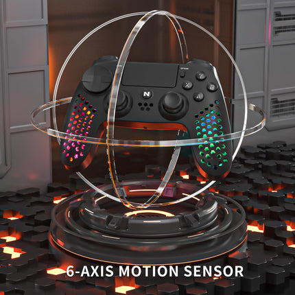 NiTHO HEXAGON Wireless RGB Controller for PS4, PC, Android & iOS - openbox