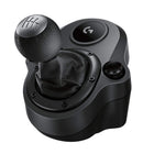 Logitech G Driving Force Racing Wheels Shifter for G29, G920 & G923, 6 Speed, Push Down Reverse Gear, Steel and Leather Construction - Black - OPENBOX
