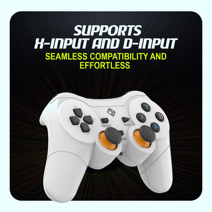 Cosmic Byte Nexus Wireless Controller for PC | Dual Vibration, Sensitive Triggers, Fast Response | Powered by 2 AAA Batteries (Not Included) - Openbox