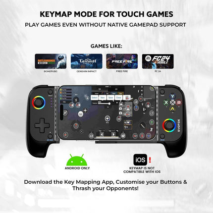 EvoFox Deck Gamepad for iPhone/Android, XBOX, HID - Openbox