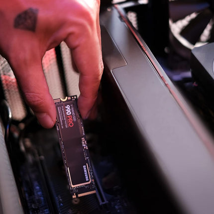 Samsung 990 PRO SSD 1TB PCIe 4.0 M.2 Internal SSD, Seq. Read Speeds Up to 7,450 MB/s for High End Computing, Gaming, Video Editing and Heavy Duty Workstations - NEW