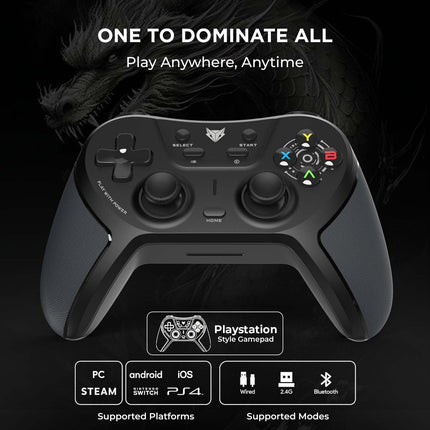 EvoFox One S 3-Mode Wireless Gamepad - OPENBOX