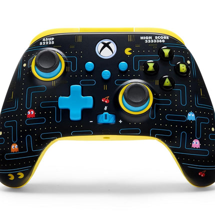 PowerA Wireless Gaming Controller for Xbox Series X/S, Xbox One, PC, Windows 10/11, Hall Effect Thumbsticks & Triggers, Low Latency Wireless, Glow in the Dark, PAC-MAN SE (Officially Licensed) - Openbox - B Grade
