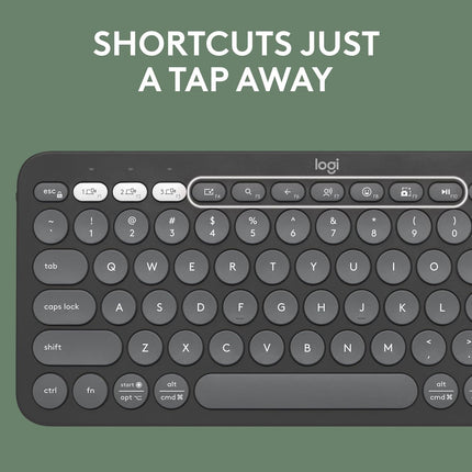 Logitech Pebble 2 Combo wireless keyboard with sleek design for enhanced productivity and wireless performance