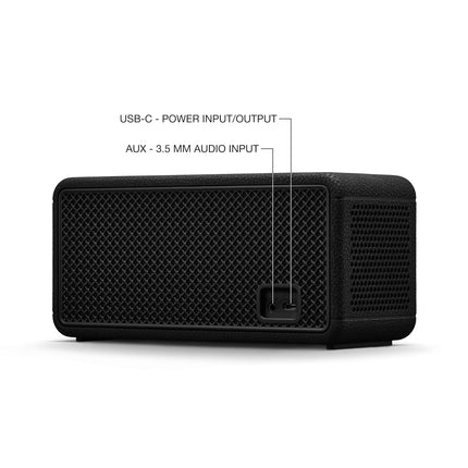 Marshall Middleton II Bluetooth Portable Bluetooth Speaker, Over 30 Hours Playtime, IP67 Waterproof - Black and Brass - New Sealed