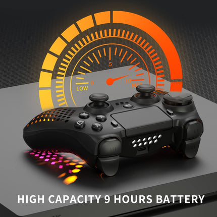 NiTHO HEXAGON Wireless RGB Controller for PS4, PC, Android & iOS - openbox