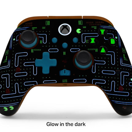 PowerA Wireless Gaming Controller for Xbox Series X/S, Xbox One, PC, Windows 10/11, Hall Effect Thumbsticks & Triggers, Low Latency Wireless, Glow in the Dark, PAC-MAN SE (Officially Licensed) - Openbox - B Grade