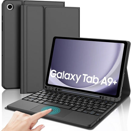 typecase Keyboard Case for Samsung Galaxy Tab A11+ / A11 Plus 2025 (11 Inch) & A9+/ A9 Plus 2023 (11 inch) with Touch Trackpad, Multi Viewing Angle, Wireless Detachable Folio KB Cover & S Pen Holder - OPENBOX