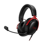 HyperX Cloud III–Smartchoice Wired Gaming Over Ear Headset, Pc, Ps5, Xbox Series X|S, Angled 53Mm Drivers, DTS, Memory Foam, Durable Frame, Ultra-Clear 10Mm Mic, USB-C, USB-A, 3.5Mm–Black/Red - Openbox