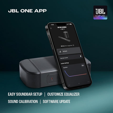 JBL New Bar 1000 MK2, 11.1 (7.1.4) Channel Truly Wireless Soundbar with True Dolby Atmos, MultiBeam Surround Sound, 10” Down-Firing Wireless Subwoofer, HDMI eARC,Wi-Fi+BT,One App, 960W, 2 yrs Warranty - New Sealed Pack