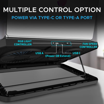 EvoFox Blizzard 2 Xtreme Laptop Cooling Pad - Openbox