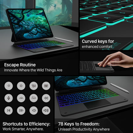 typecase Edge iPad Air 13" (M3/M2) & iPad Pro 12.9 " (3/4/5/6th Gen) Magic Keyboard - openbox