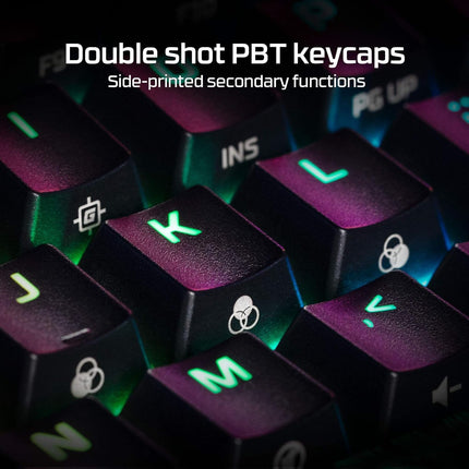 HyperX Alloy Origins 60 Smartchoice- USB-C Mechanical Gaming Keyboard - Ultra Compact 60% Form Factor - Red Switch - Double Shot PBT Keycaps - RGB LED Backlit - NGENUITY Software Compatible - Openbox