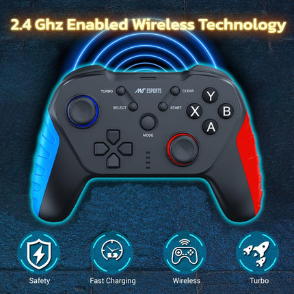 Ant Esports GP310 Wireless Gamepad, for PC & Laptop / PS3 / Android - openbox