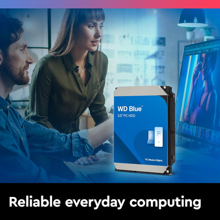 2TB WD Blue 3.5" SATA 6 Gb/s PC Hard Drive - Openbox