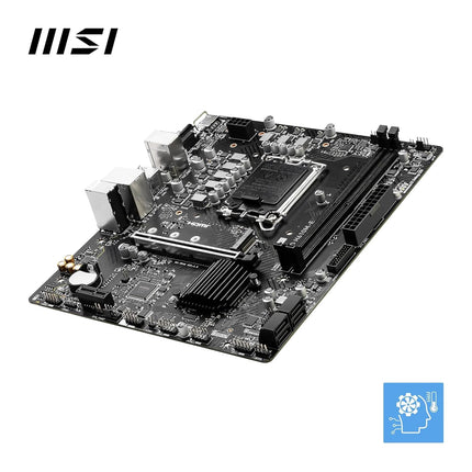 MSI PRO H610M-E Motherboard, Micro-ATX - Supports 14th/13th/12th Gen Intel Core Processors, LGA 1700 - DDR5 Memory Boost 5600MHz/MAX, PCIe 4.0 x16 Slot, M.2 Gen3 Slot - Openbox