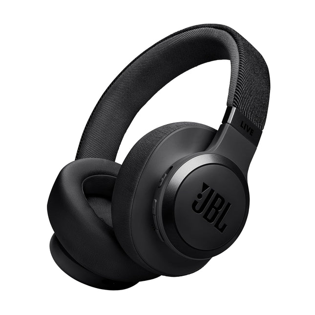 JBL Live 770NC Wireless Over Ear Headphones with True Adaptive Noise Cancelling, Smart Ambient, Spatial Sound, Multipoint Connect, PersoniFi 2.0, Customized EQ, Google Fast Pair, BT 5.3 Black - OPENBOX