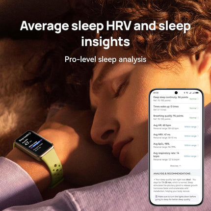 Huawei Band 10 Smartwatch with AI-Powered Fitness Monitoring, Pro-Level Sleep Analysis, Emotional Wellbeing Assistant,Streamlined Metallic Design,Fast Charging,iOS Android - Openbox
