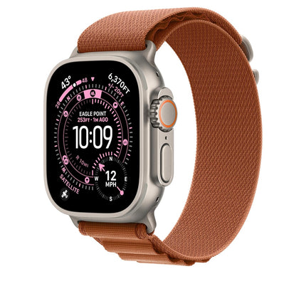 Apple Watch Band - Alpine Loop - 49mm - Terra Cotta - Large - Openbox